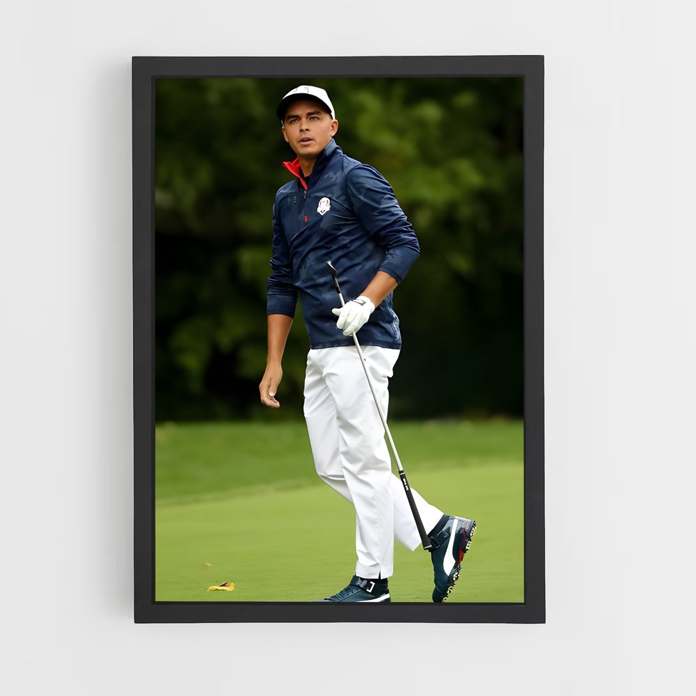 Poster Rickie de fowler – affiche Golf (vue 2)